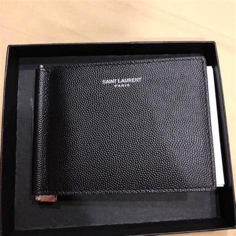 ysl money clip wallet|YSL credit card wallet.